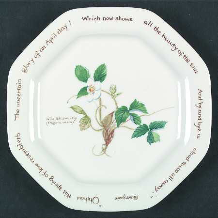 Country Diary Edwardian Lady (Octagonal) Bread & Butter Plate