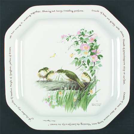 Country Diary Edwardian Lady (Octagonal) Square Chop Plate