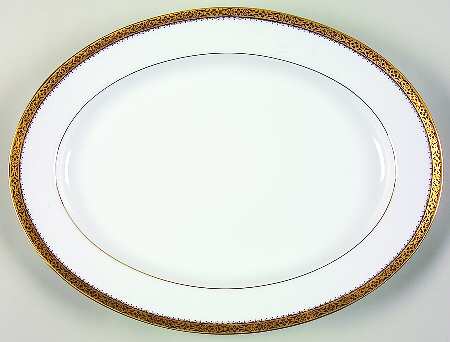 Essex Gold 13" Oval Serving Platter