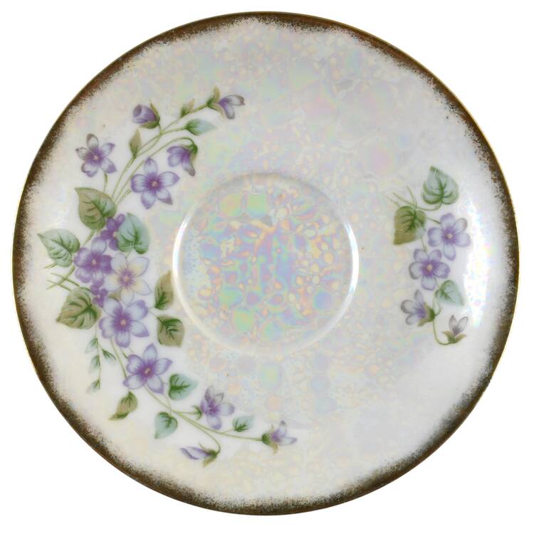 Flower of The Month Saucer for Footed Cup