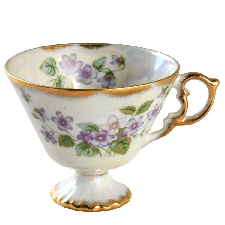Flower of The Month Footed Cup