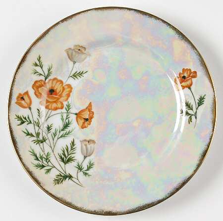 Flower of The Month Salad Plate