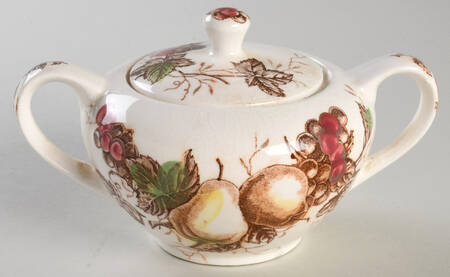 Fruit Arbor Sugar Bowl & Lid