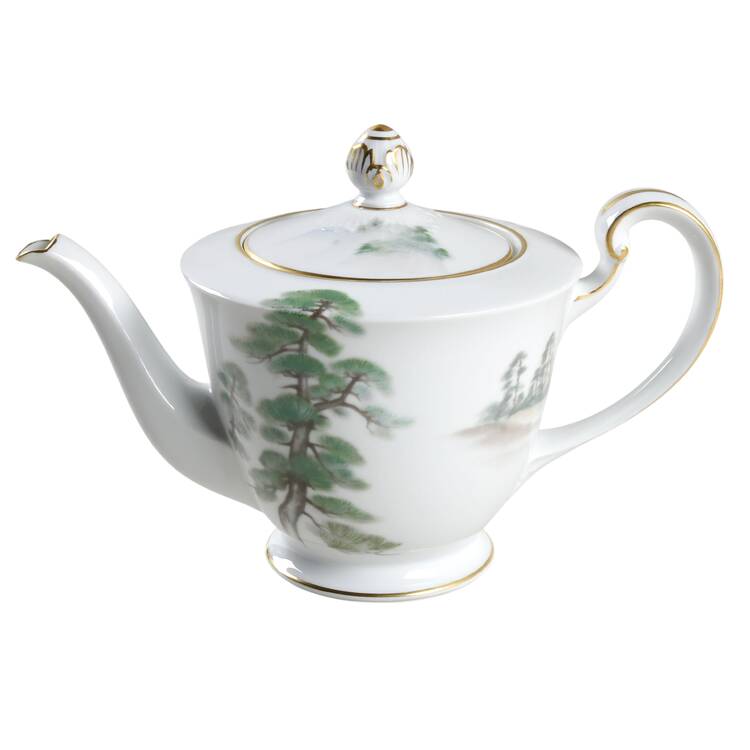 MYS202 (Gold Trim) Teapot & Lid