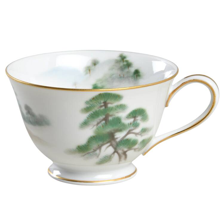 MYS202 (Gold Trim) Footed Cup