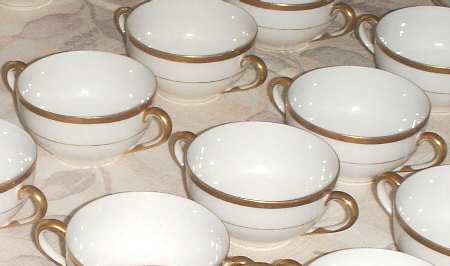 N2262 Flat Cream Soup Bowl & Saucer Set