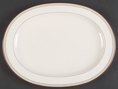 Cameroon Sand 14" Oval Serving Platter