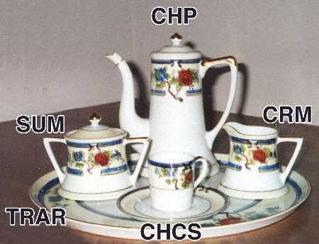 N2295 Chocolate Cup & Saucer Set