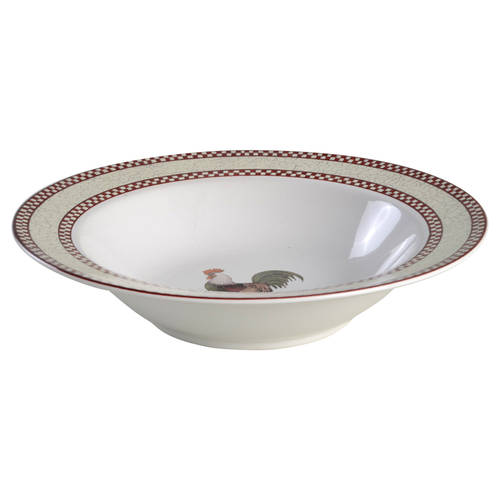 Chicken Scratch Rim Soup Bowl