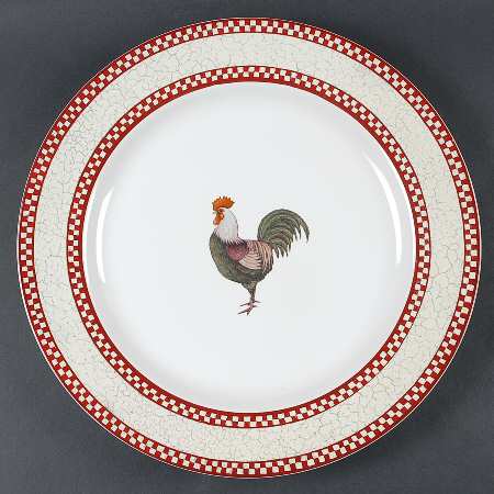 Chicken Scratch 12" Chop Plate (Round Platter)