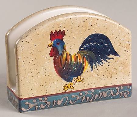 Rooster Cafe Napkin Holder