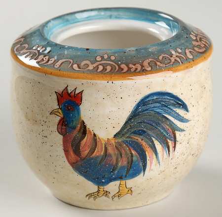 Rooster Cafe Sugar Bowl No Lid