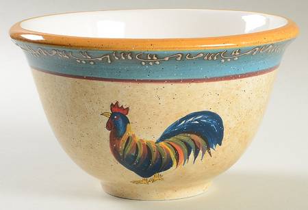 Rooster Cafe 8" Mixing Bowl