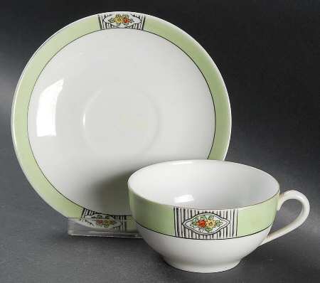 N2381 Flat Cup & Saucer Set