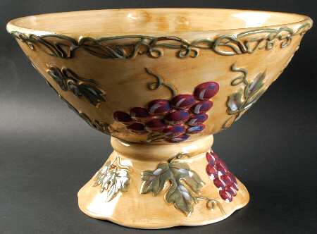 Meritage Large Footed Salad Serving Bowl