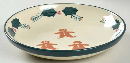 Gingerbread 9" Individual Pasta Bowl