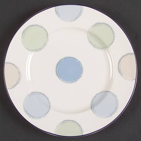 Java Blue Salad Plate by Noritake