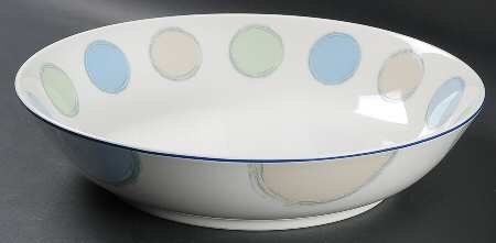 Java Blue 12" Pasta Serving Bowl