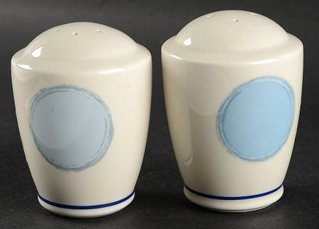 Java Blue Salt & Pepper Set by Noritake