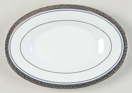 Piedmont Platinum Relish/Butter Tray