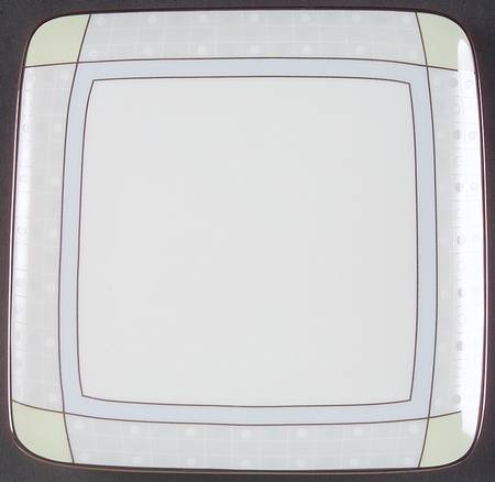 Aria Platinum Square Salad Plate