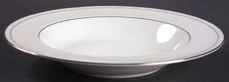 Aria Platinum Large Rim Soup Bowl