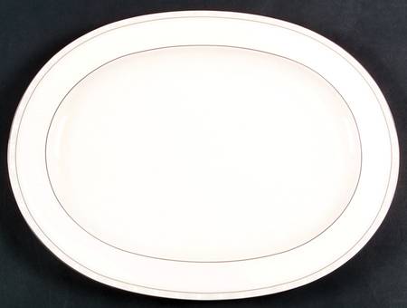 Aria Platinum 14" Oval Serving Platter