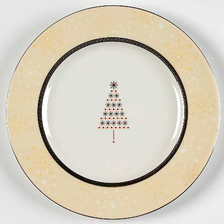 Aria Platinum Holiday Salad Plate