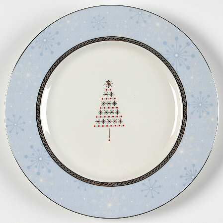 Aria Platinum Holiday Salad Plate