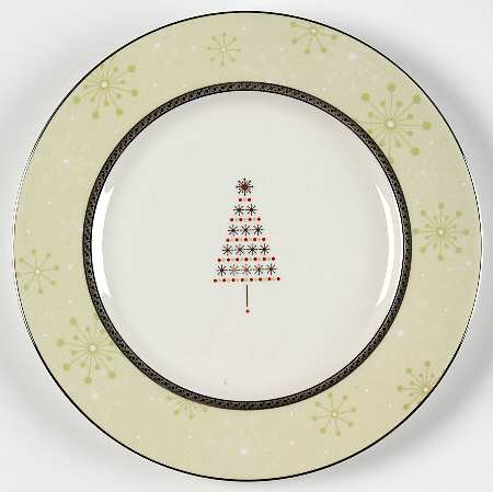 Aria Platinum Holiday Salad Plate