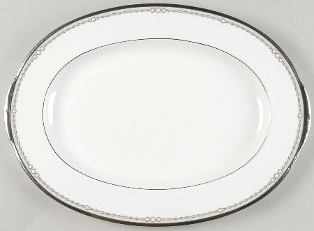 Pearl Luxe 16" Oval Serving Platter