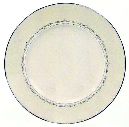 Aquamarine Accent Luncheon Plate