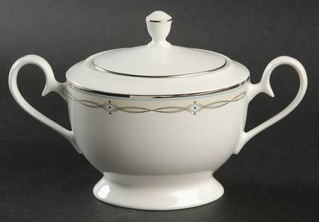 Blue Star Sapphire Sugar Bowl & Lid