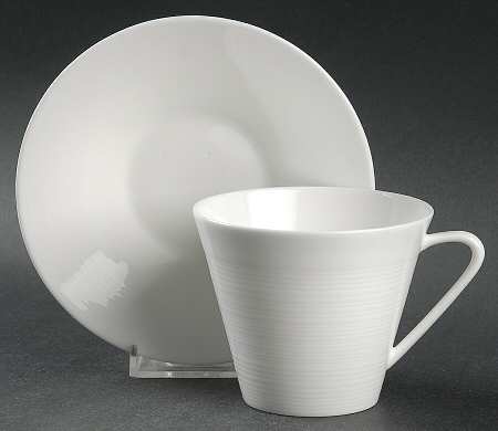 Kensington Flat Cup & Saucer Set