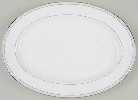 Ocean Beaded Pearl 14" Oval Serving Platter