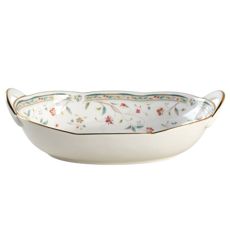 Hana Sarasa 9" Oval Vegetable Bowl