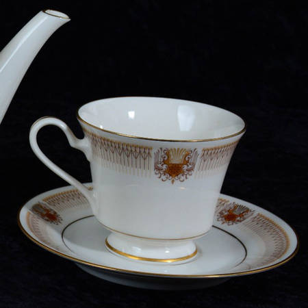 3-808 Footed Cup & Saucer Set