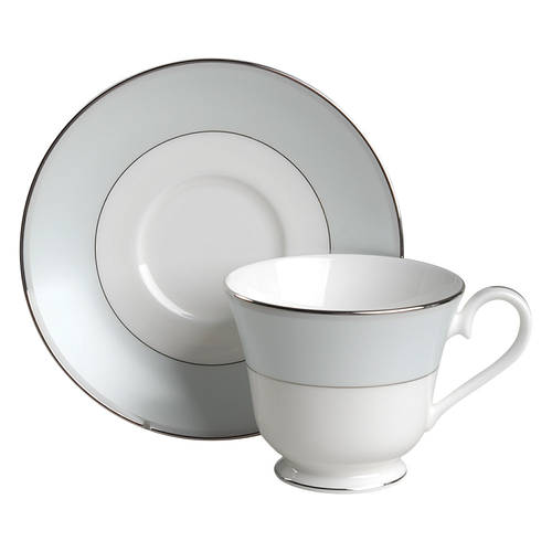 Blue Ocean Pearl Footed Cup & Saucer Set