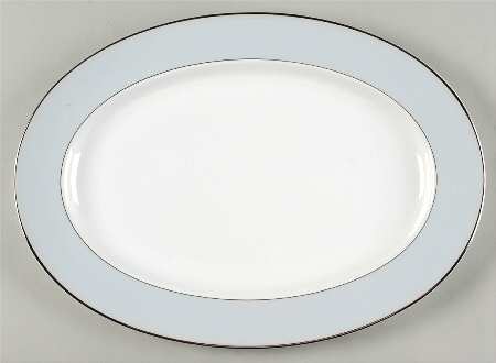 Blue Ocean Pearl 14" Oval Serving Platter