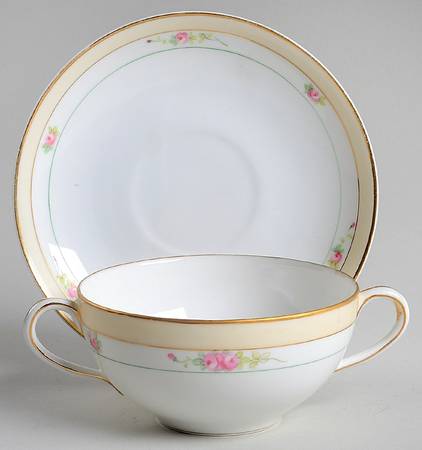 N2443 Flat Bouillon Cup & Saucer