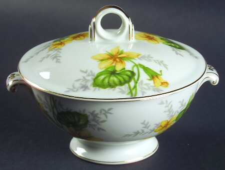 Yellow Valley Sugar Bowl & Lid