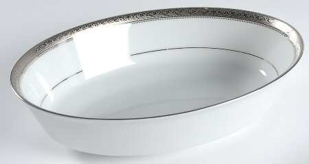 Signature Platinum 9" Oval Vegetable Bowl