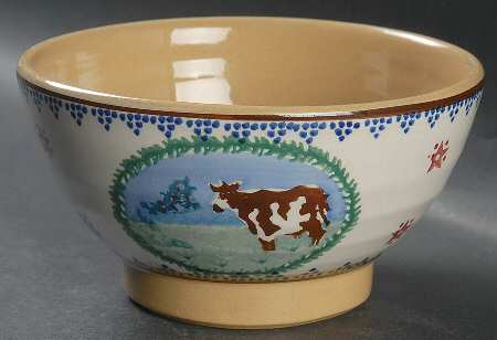 Landscape Cow Coupe Soup Bowl