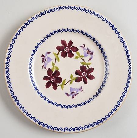 Clematis Salad Plate