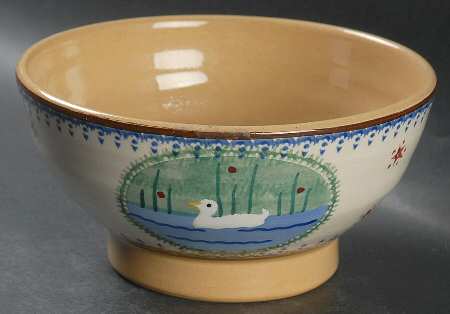 Landscape Duck Coupe Soup Bowl