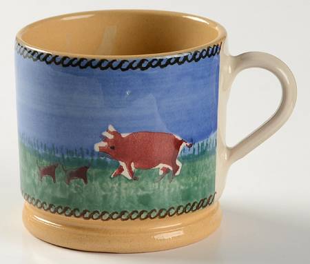Landscape Pig Small Mug