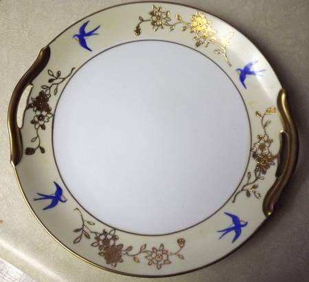 N2461 Handled Cake Plate