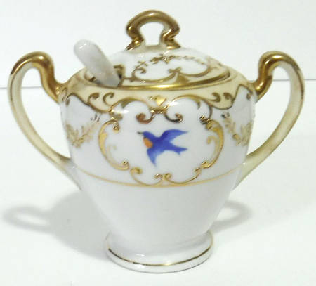 N2495 Mustard Jar & Lid with Spoon