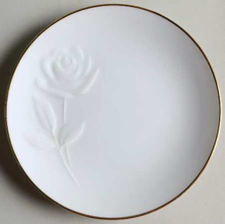 Golden Rose Bread & Butter Plate