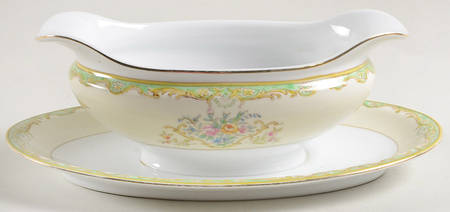 N2516 Gravy Boat with Attached Underplate